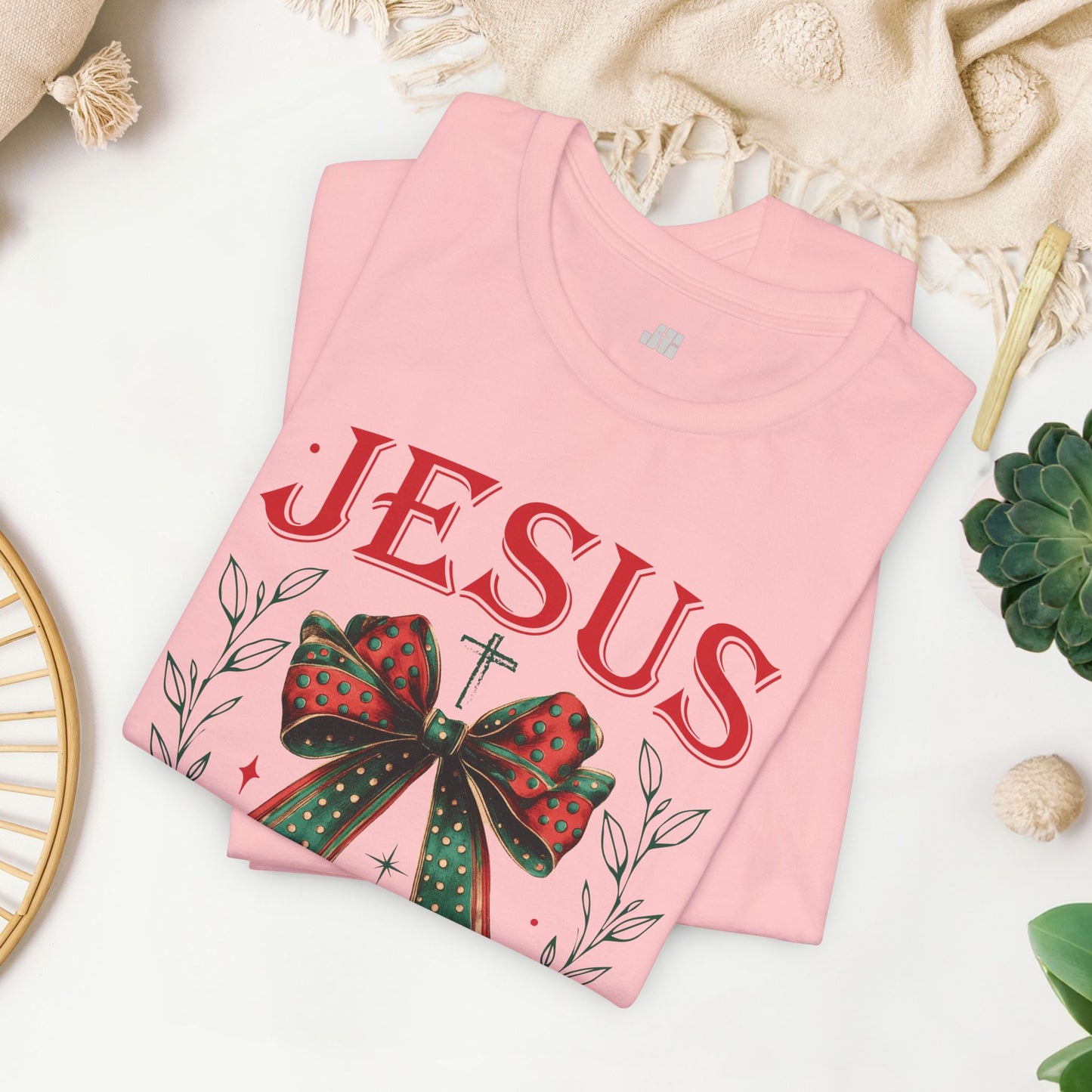 Jesus Is The Reason For The Season Soft Cotton Tee - Christian Christmas Shirt