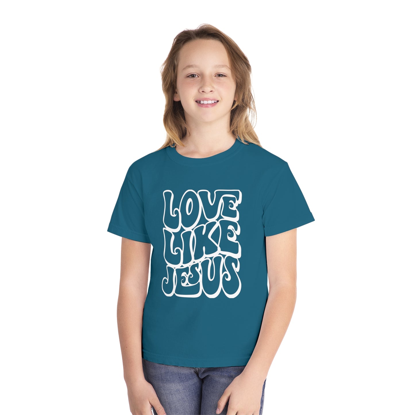 Love Like Jesus Comfort Colors Youth Christian Shirt