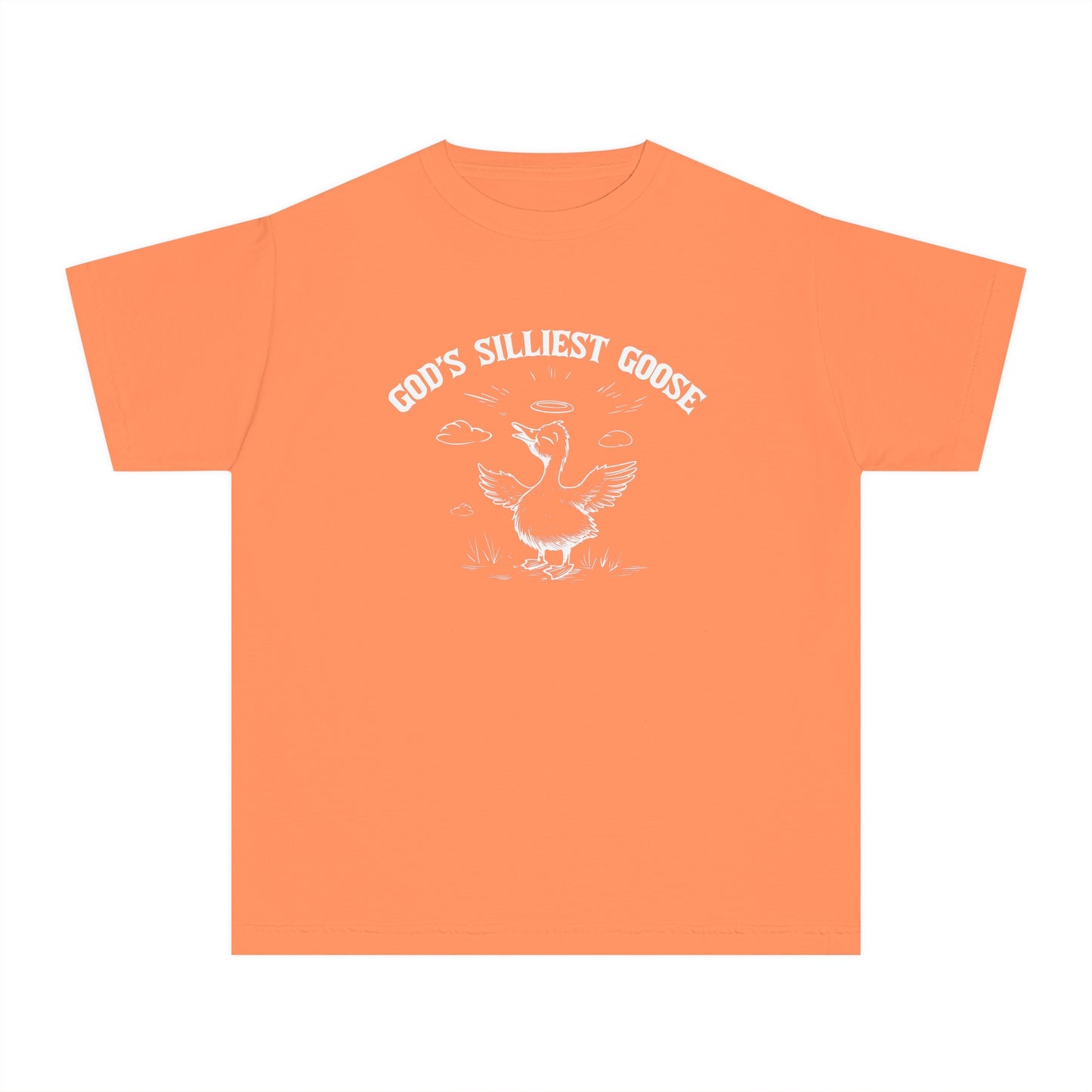 God's Silliest Goose Comfort Colors Youth Christian Tee