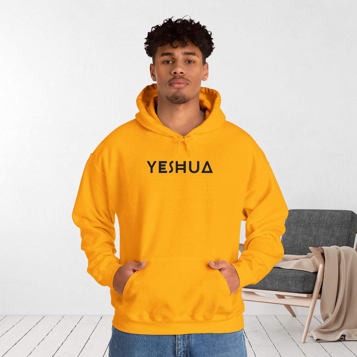 YESHUA Hoodie -  Minimalist Christian Hoodie