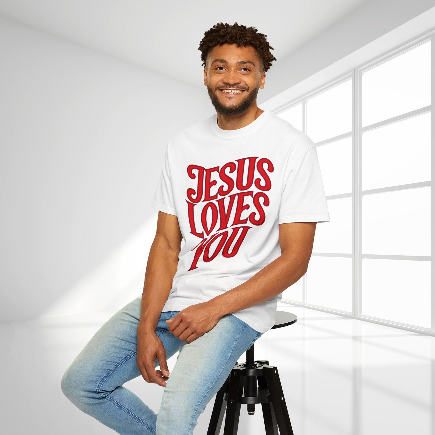 Jesus Loves You Comfort Colors Shirt