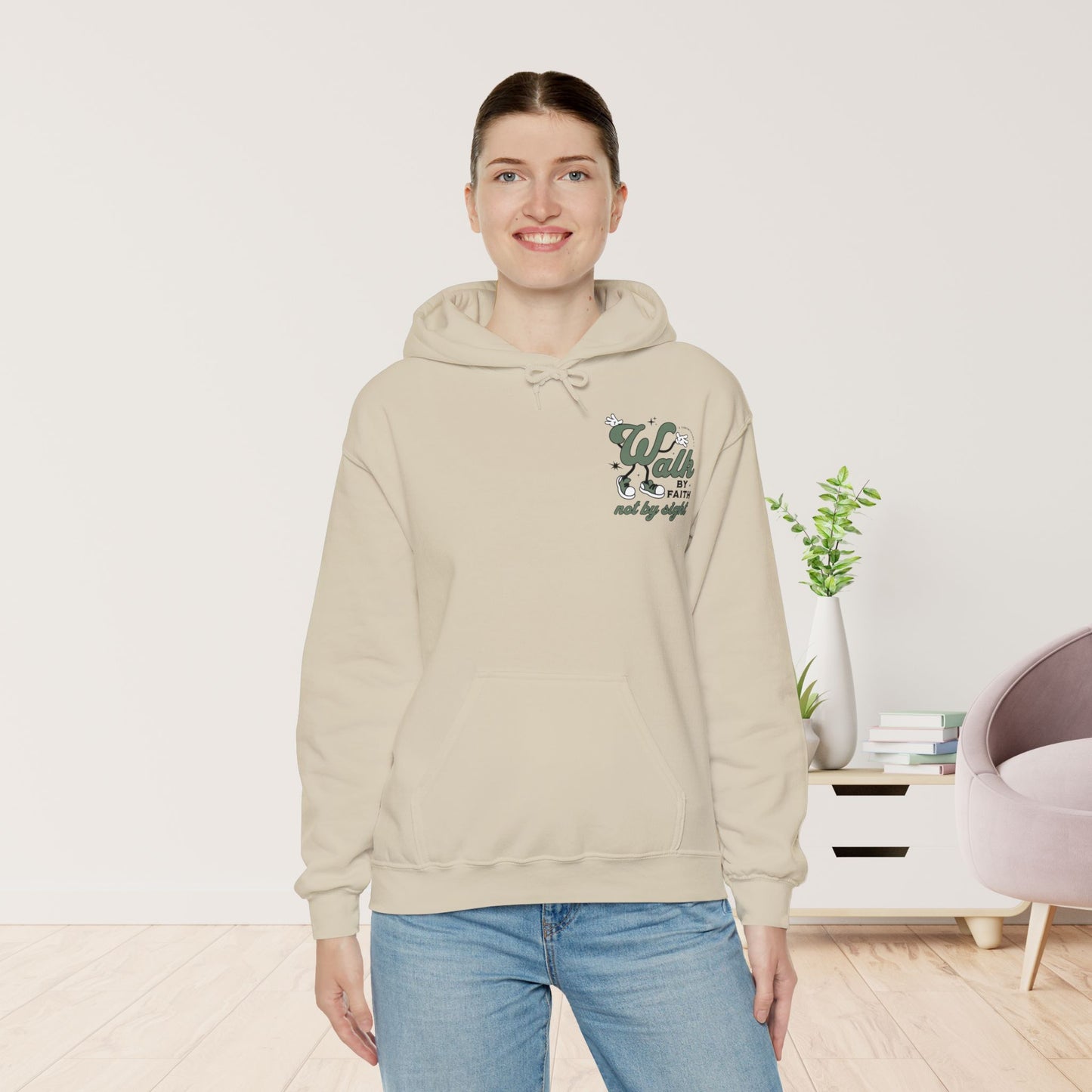 Walk By Faith Not By Sight Hoodie - Christian Hoodie