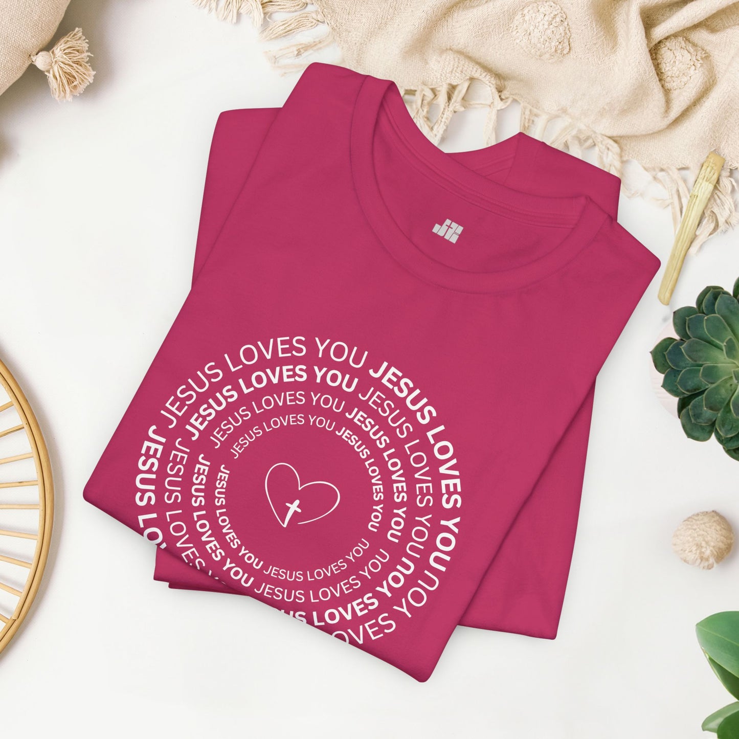 Jesus Loves You Soft Cotton Tee