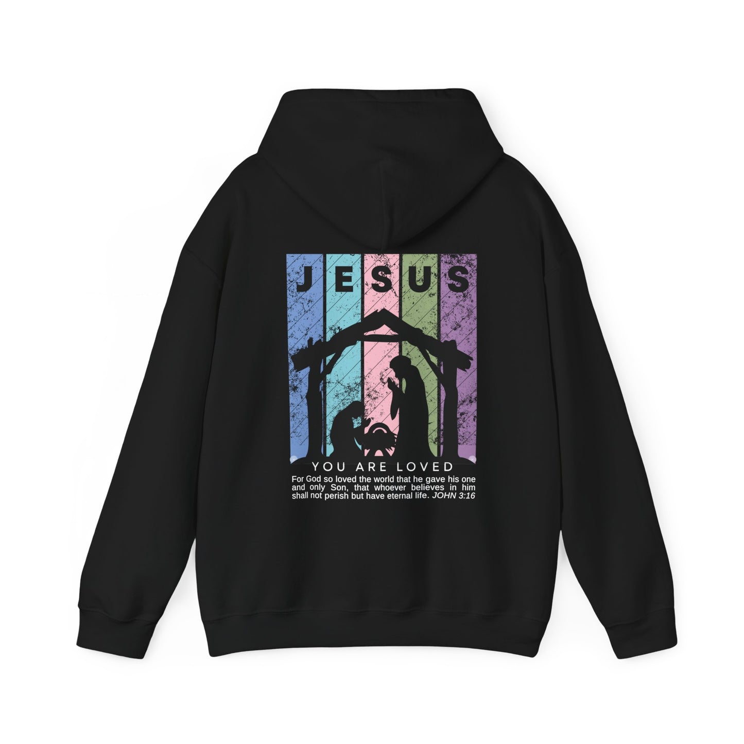 Unisex Jesus Hoodie - Bible Verse Hoodie John 3:17