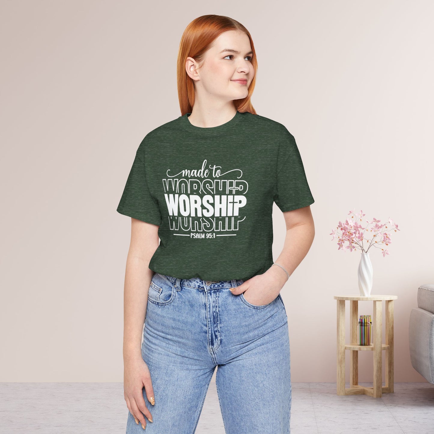 Made to Worship Christian Soft Cotton Tee