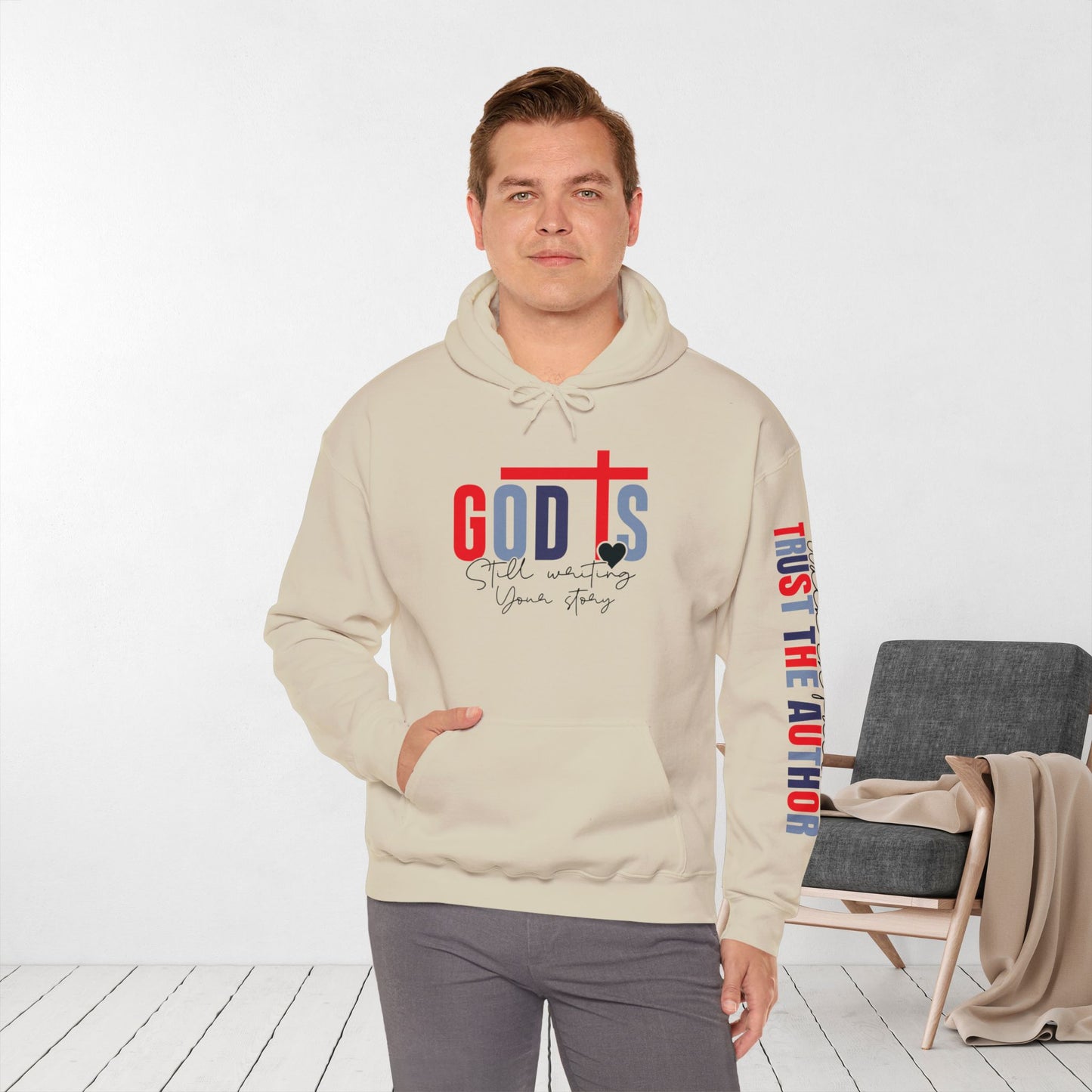 God is Still Writing Your Story Christian Hoodie - Walk in Faith: Trust the Author