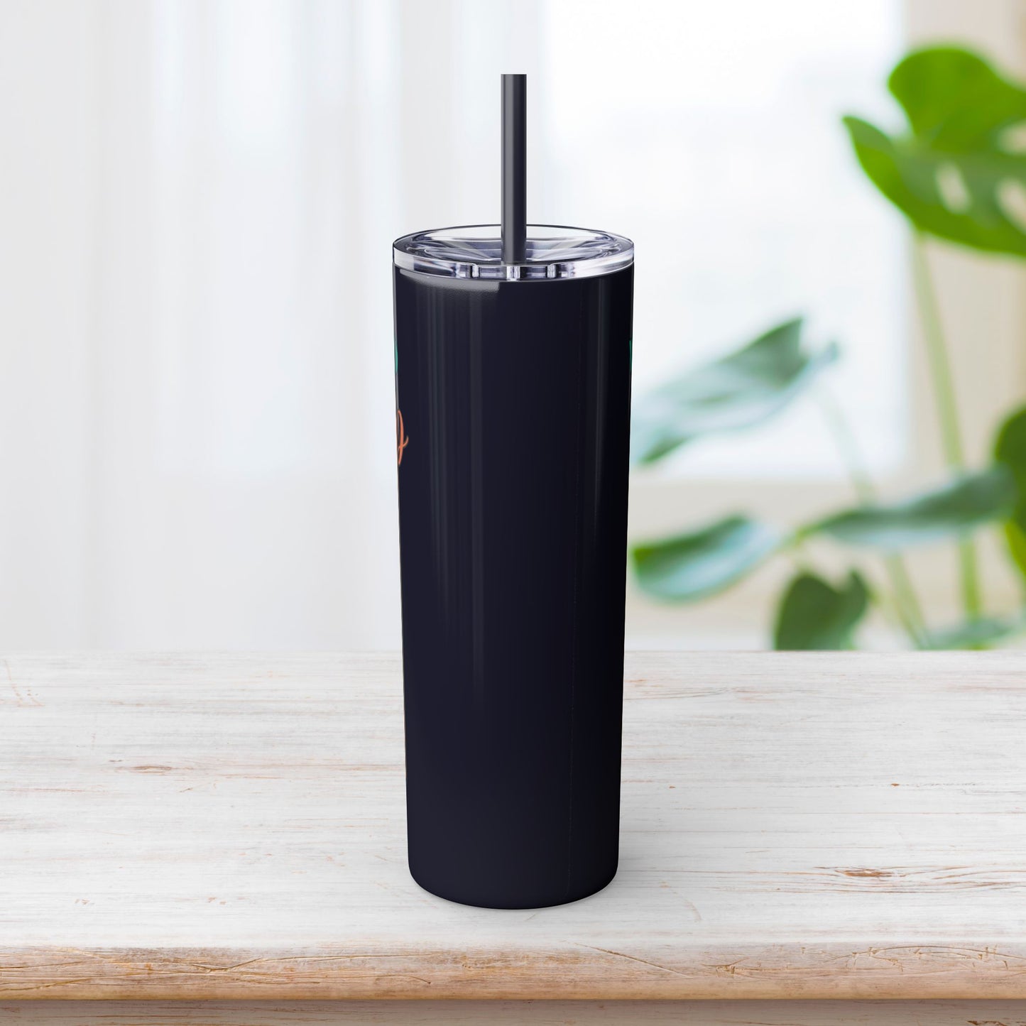 If The Stars Were Made to Worship So Will I Skinny Tumbler with Straw - 20oz