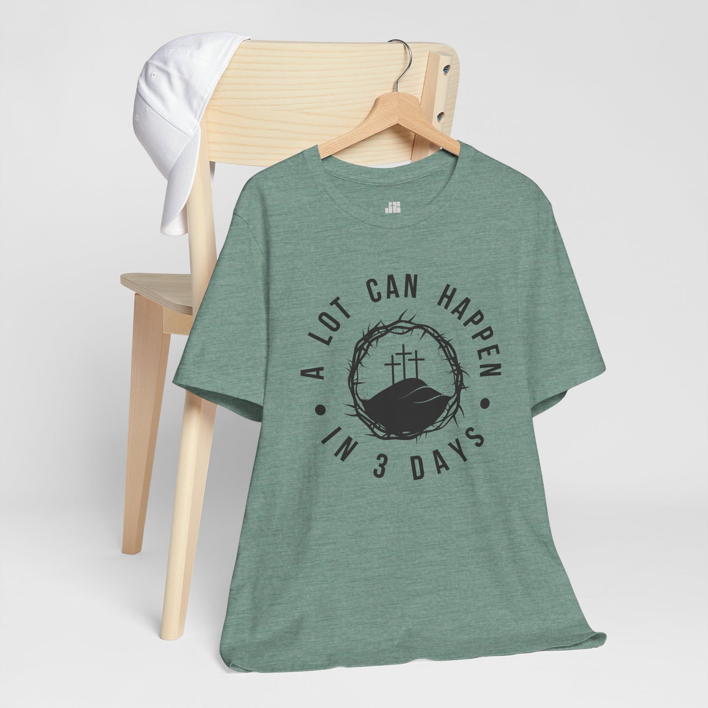 A Lot Can Happen in Three Days Christian Soft Cotton Tee - Easter Shirt