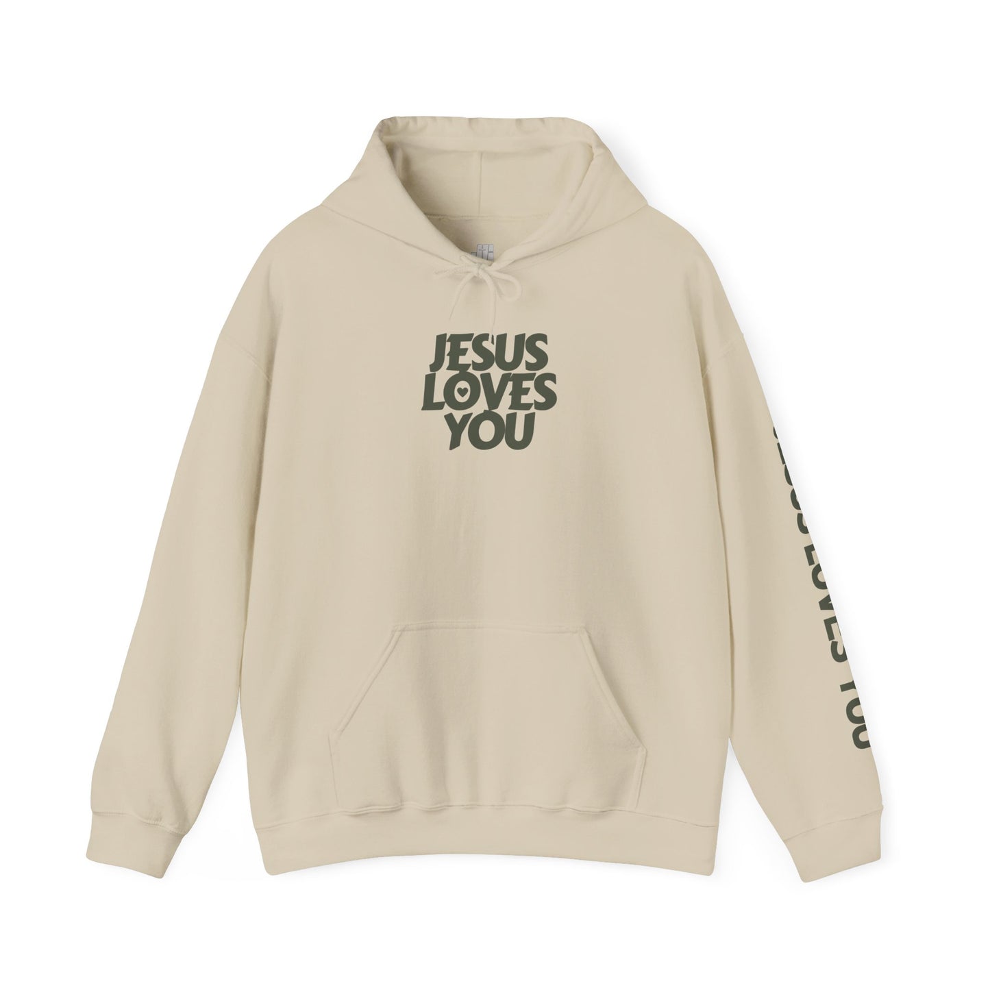 Jesus Loves You Hoodie - John 15:13 Bible Verse Christian Hoodie