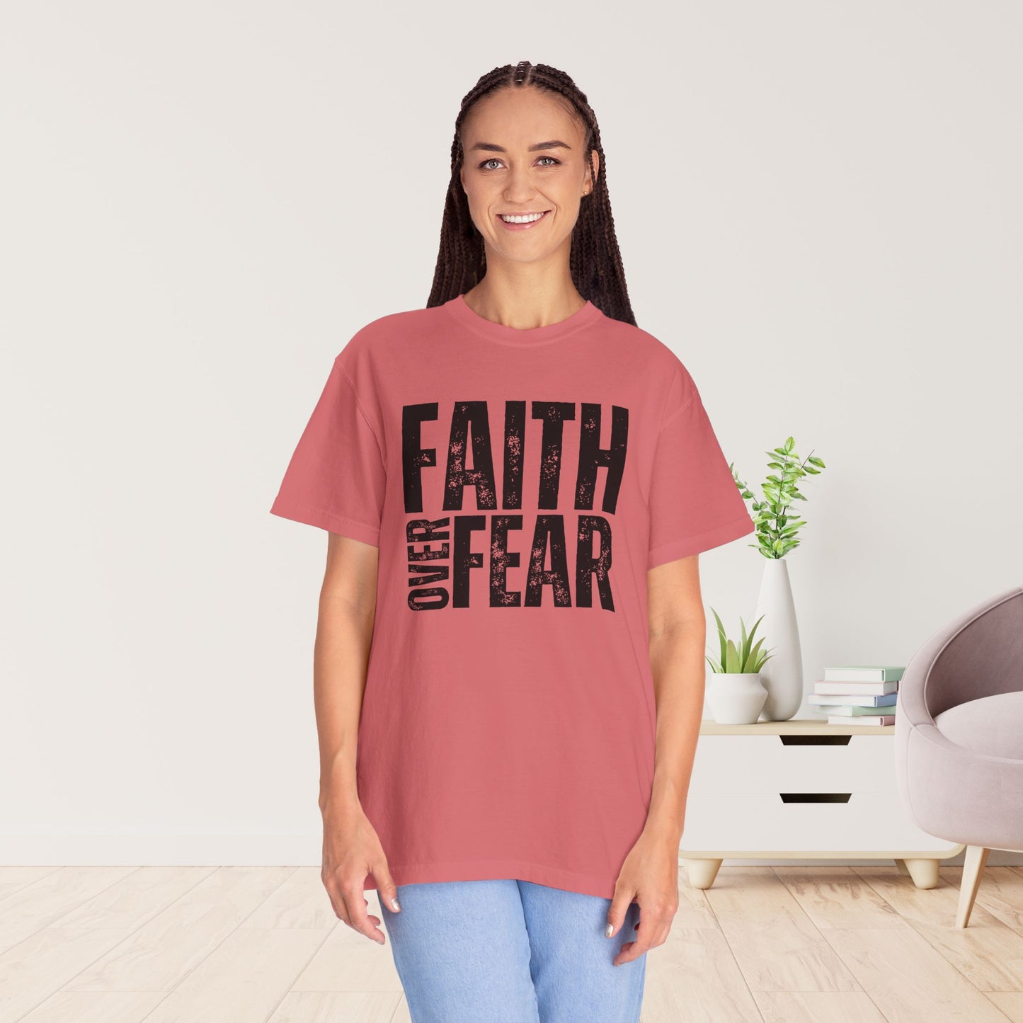 Comfort Colors Faith Over Fear Shirt Unisex Shirt