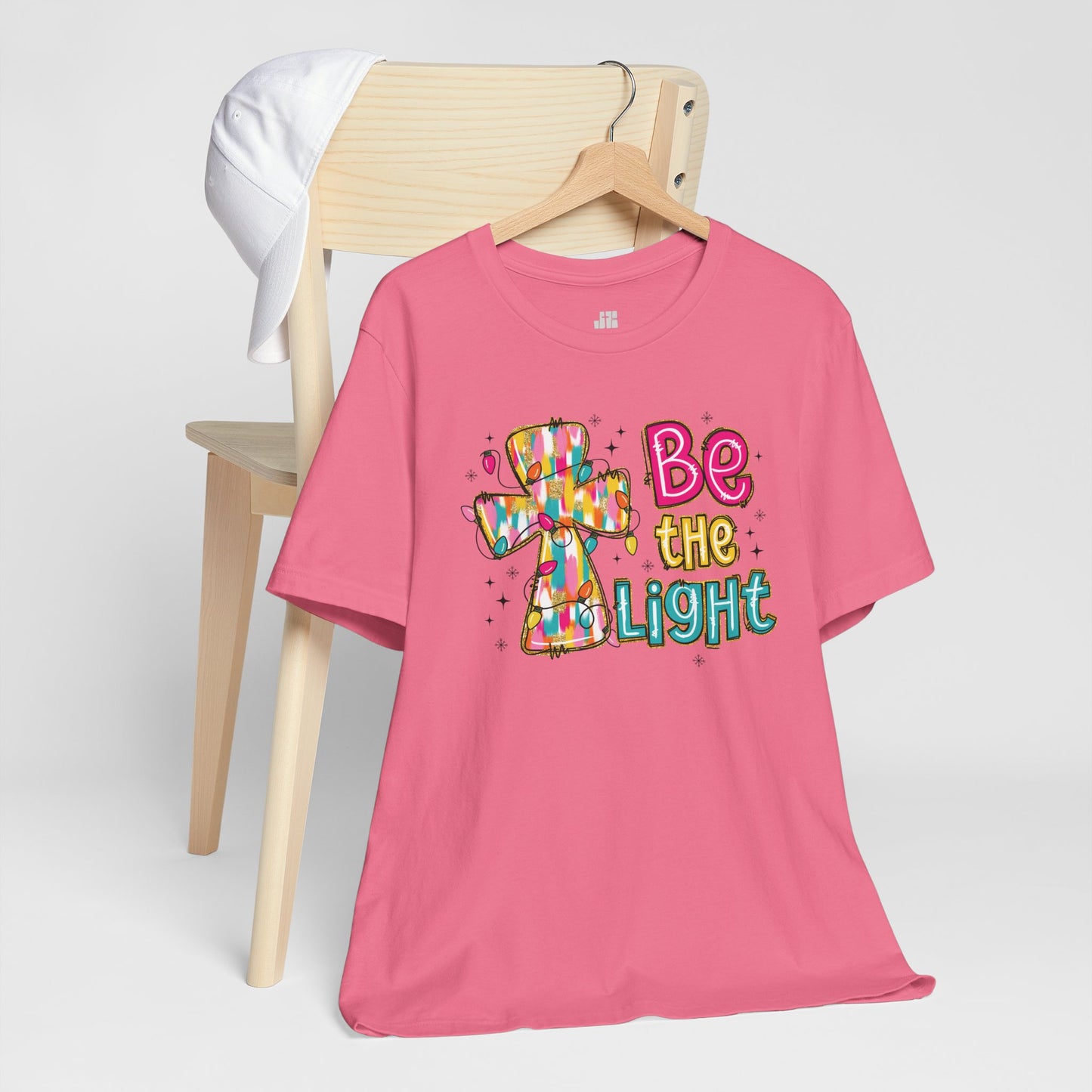 Be The Light Soft Cotton Tee - Christian Christmas Shirt