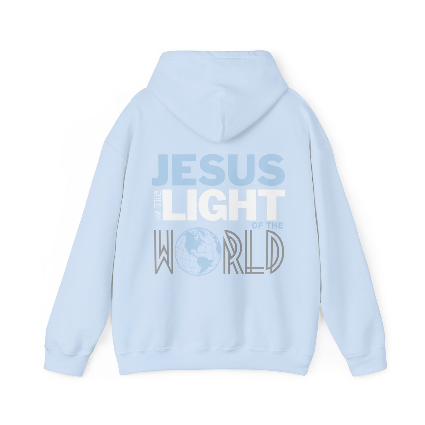 Jesus is the Light of the World Hoodie - John 8:12 Bible Verse Christian Hoodie