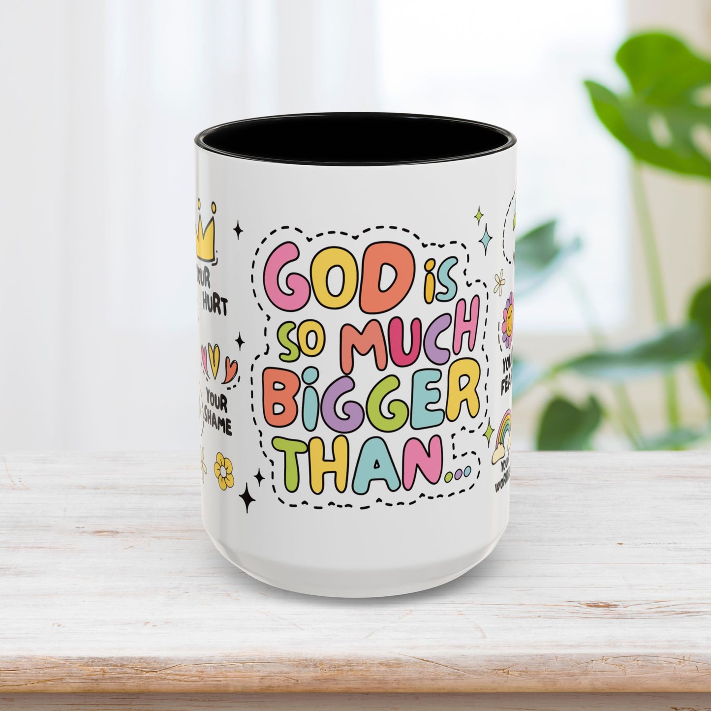 God is So Much Bigger Than Mug - Christian Coffee Mug