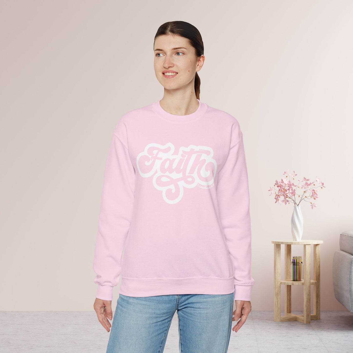 Faith Sweatshirt - Bible Verse Christian Sweatshirt