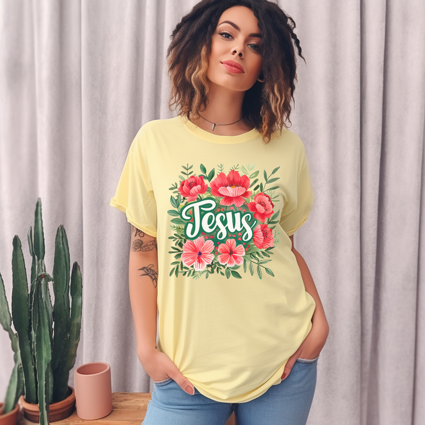 Women's Comfort Colors Jesus Tee