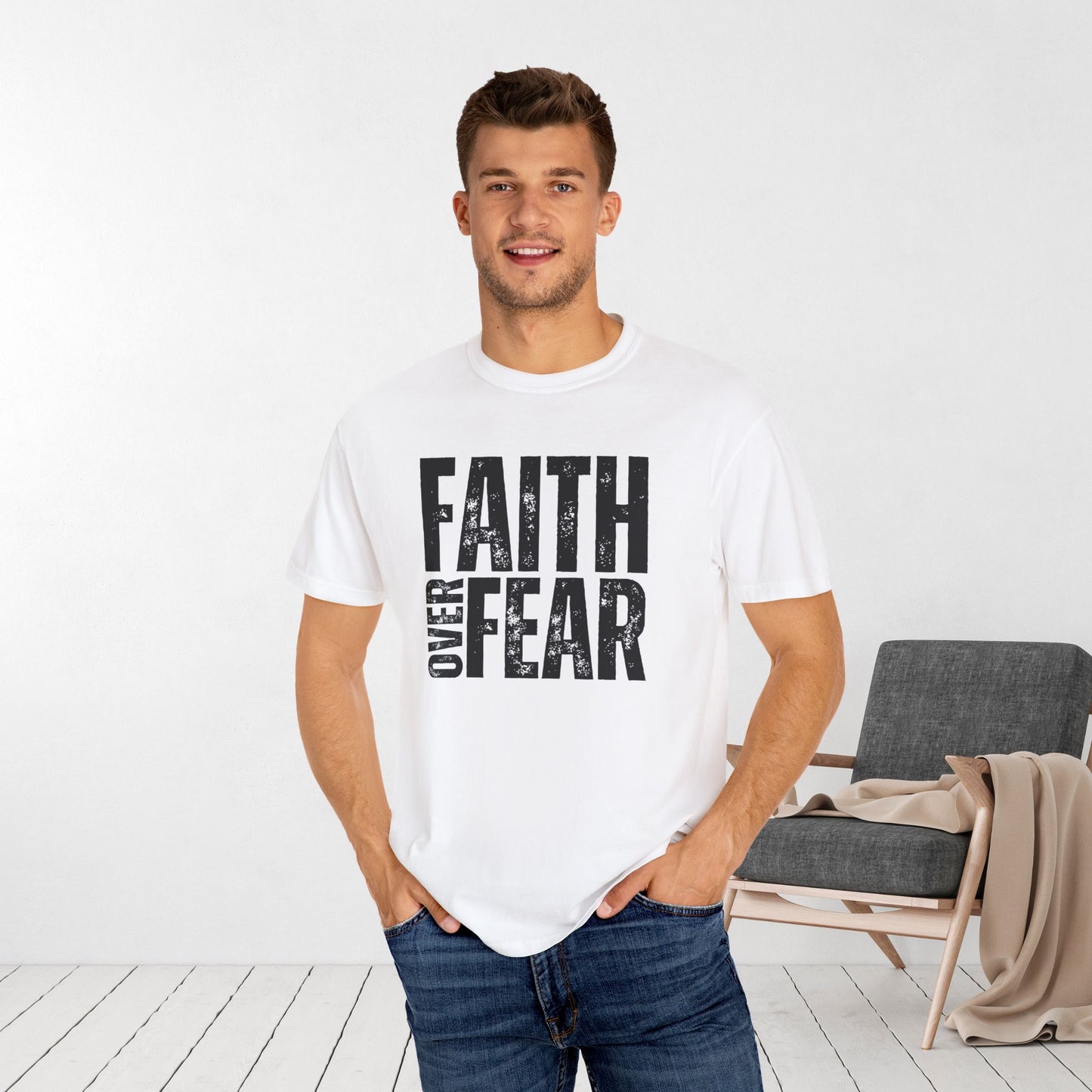 Comfort Colors Faith Over Fear Shirt Unisex Shirt