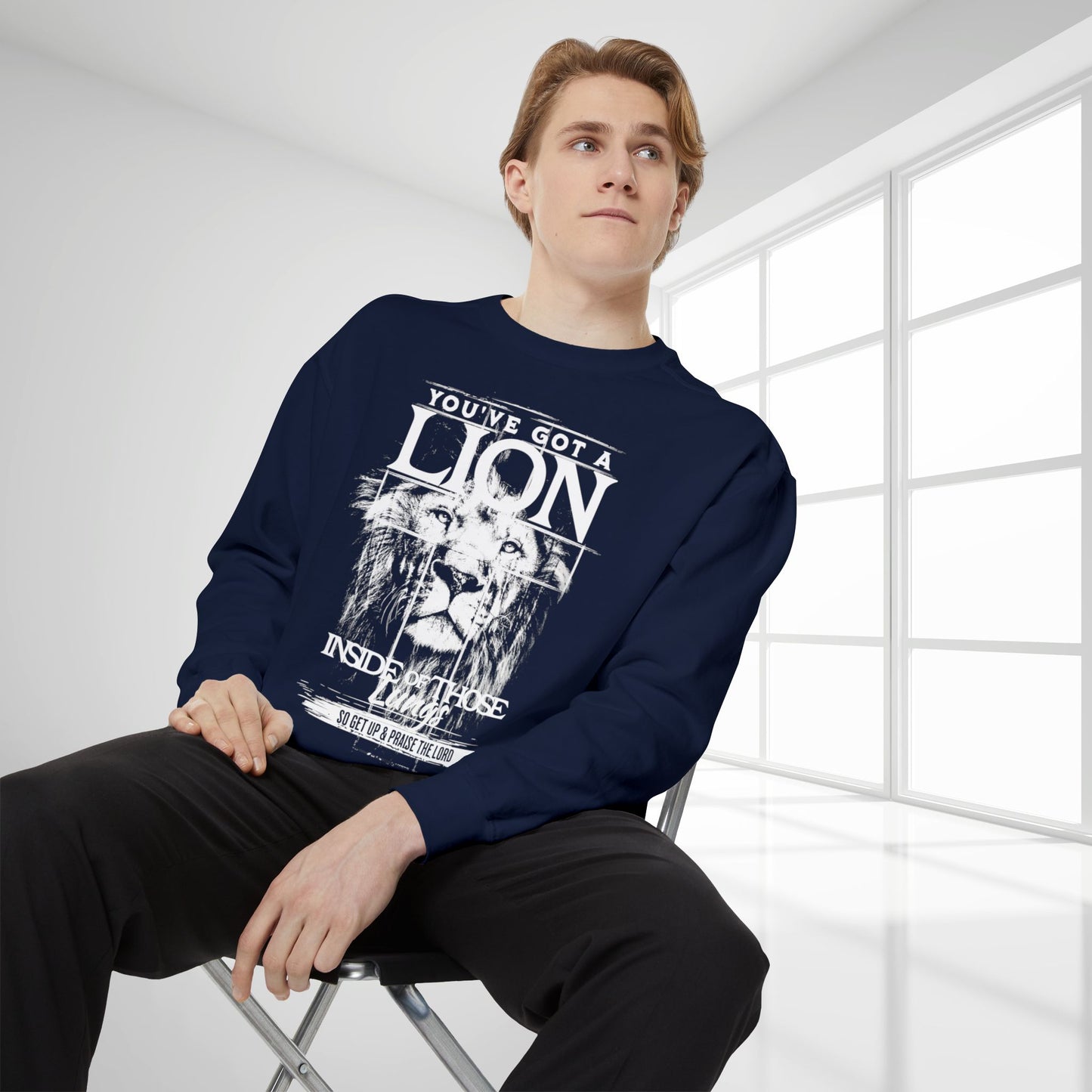 You've Got A Lion Inside of Those Lungs Comfort Colors Sweatshirt