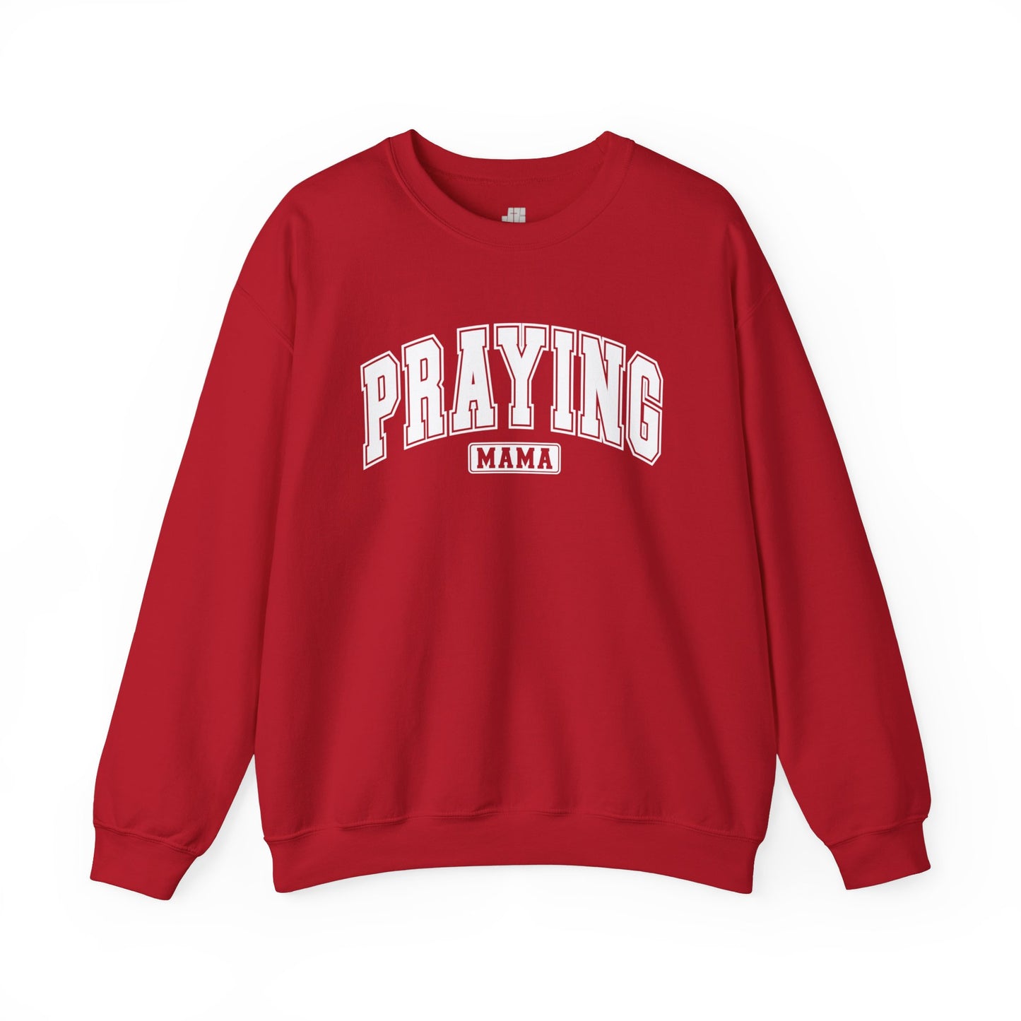 Praying Mama Sweatshirt - Christian Mom Crewneck Pullover