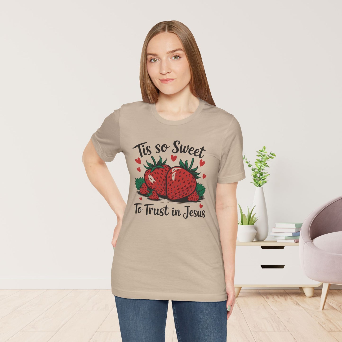 'Tis So Sweet to Trust in Jesus Soft Cotton Tee