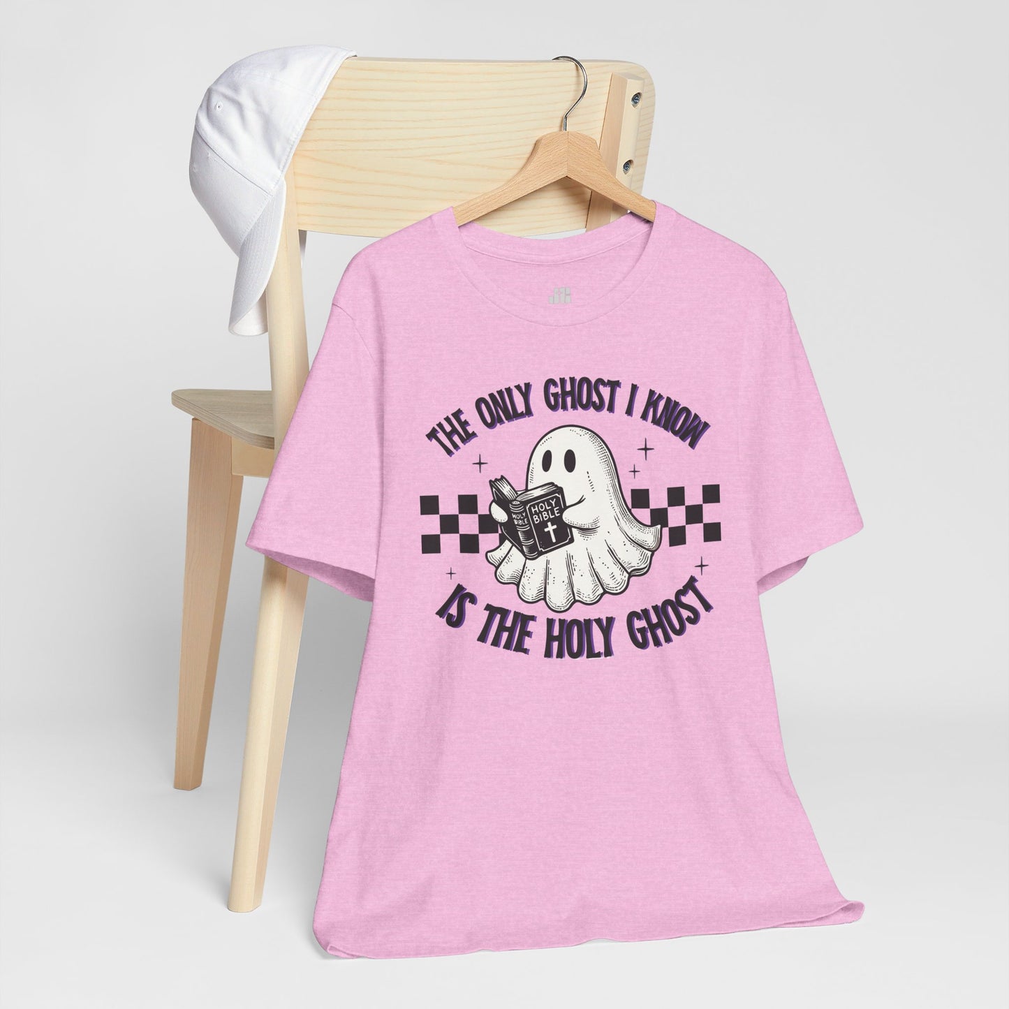 The Only Ghost I Know Is The Holy Ghost Soft Cotton Tee - Christian Shirt