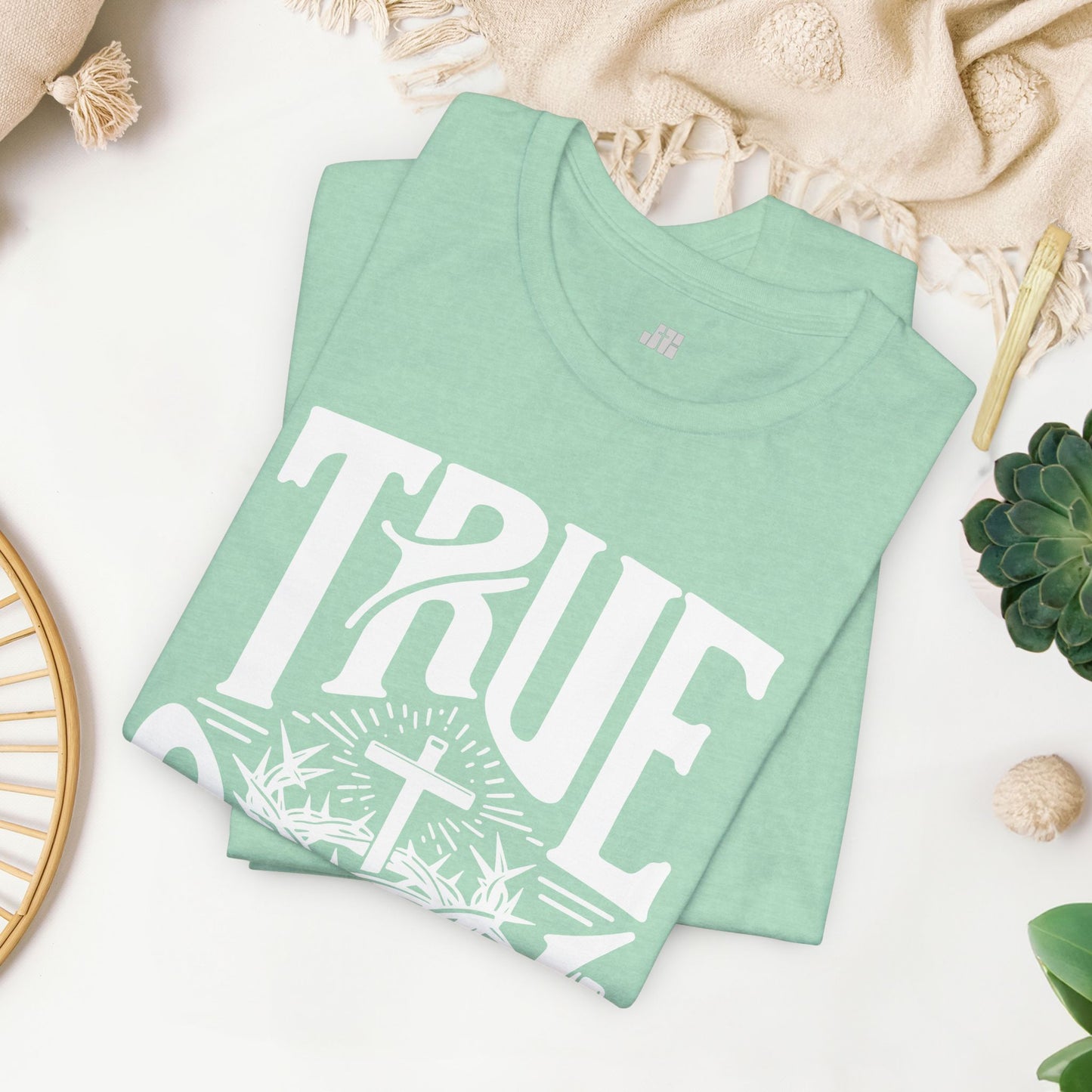 True Story He is Risen Christian Soft Cotton Tee - Easter Shirt