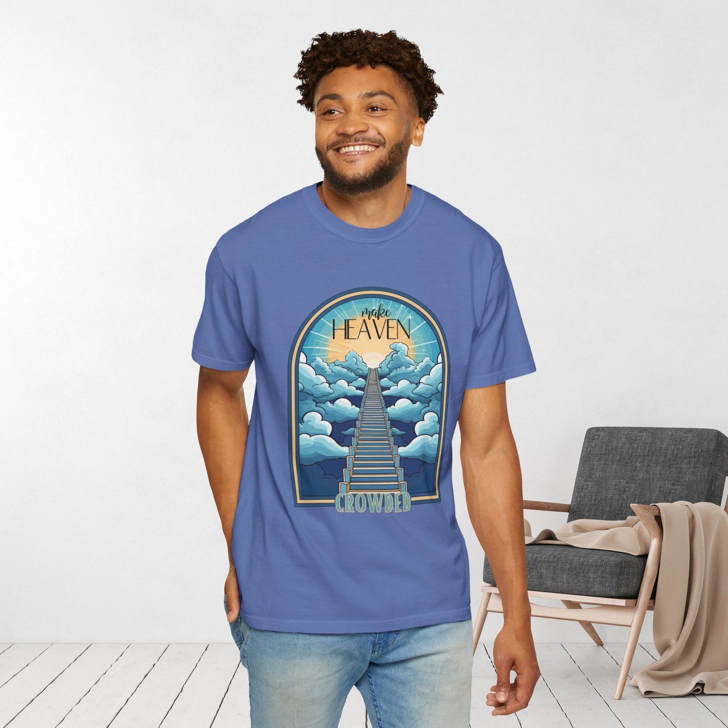 Comfort Colors Make Heaven Crowded Shirt