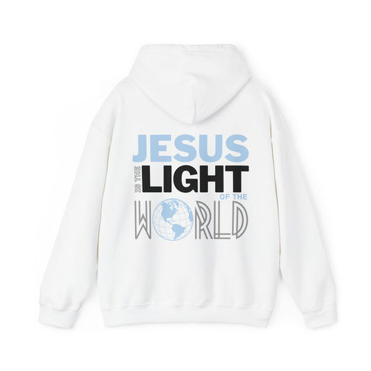 Jesus is the Light of the World Hoodie - John 8:12 Bible Verse Christian Hoodie