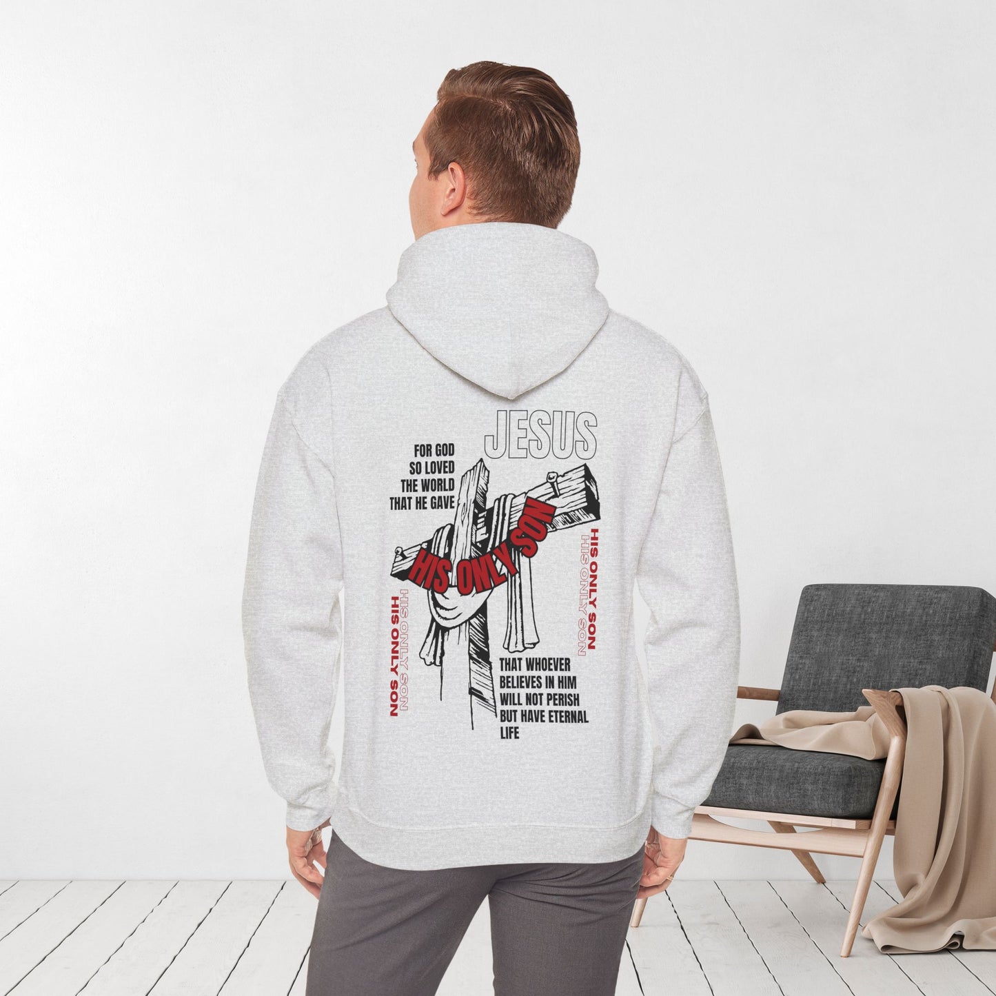 John 3:16 Men's Hoodie