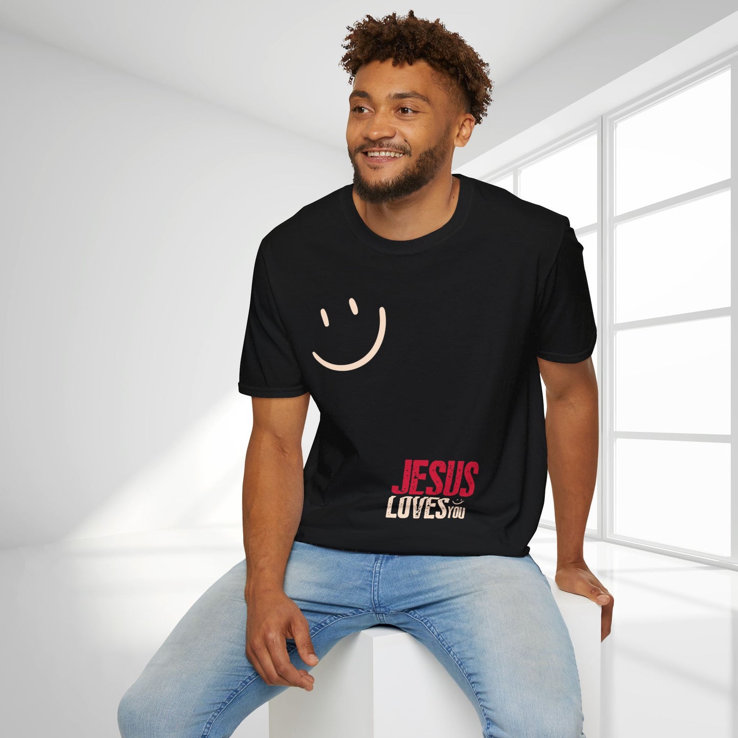 Unisex Jesus Loves You Softstyle T-shirt