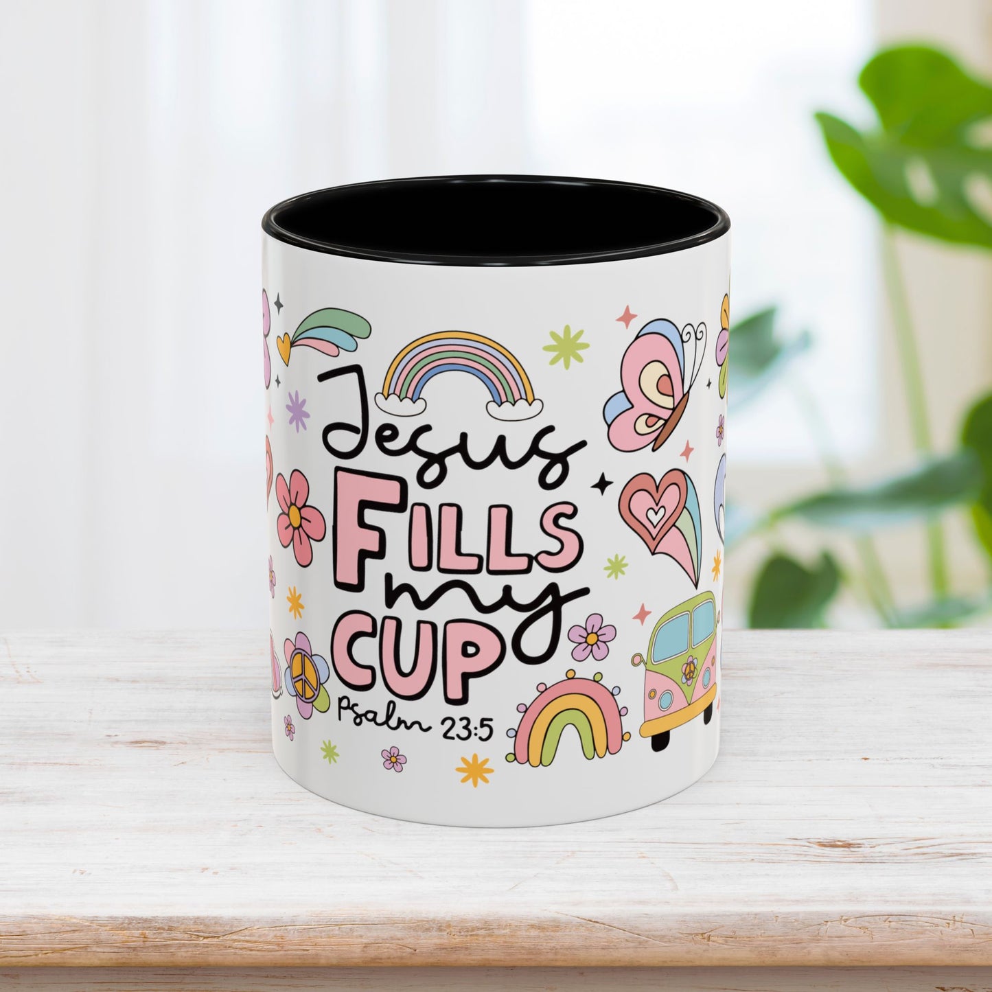 Jesus Fill My Cup Mug - Christian Coffee Mug