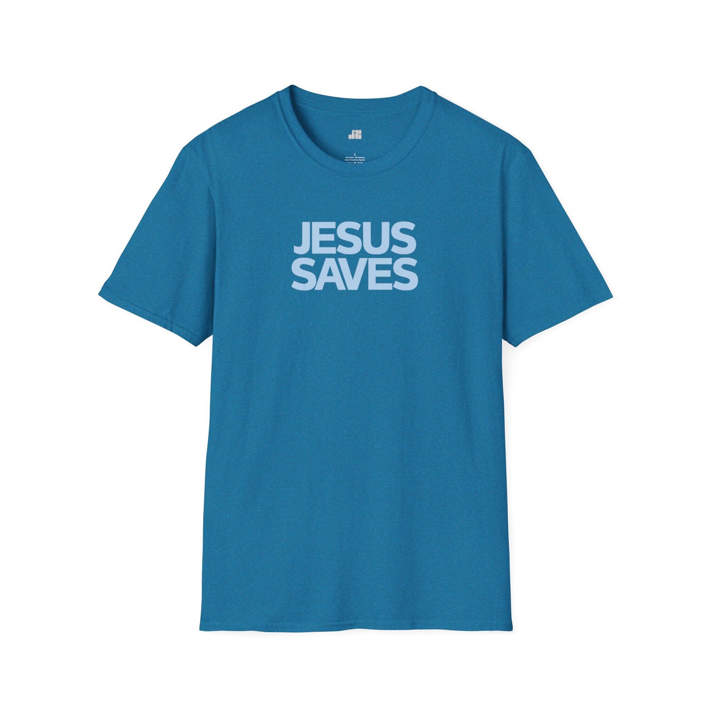 Jesus Saves Softstyle T-shirt - Acts 4:12 Bible Verse Christian Tee