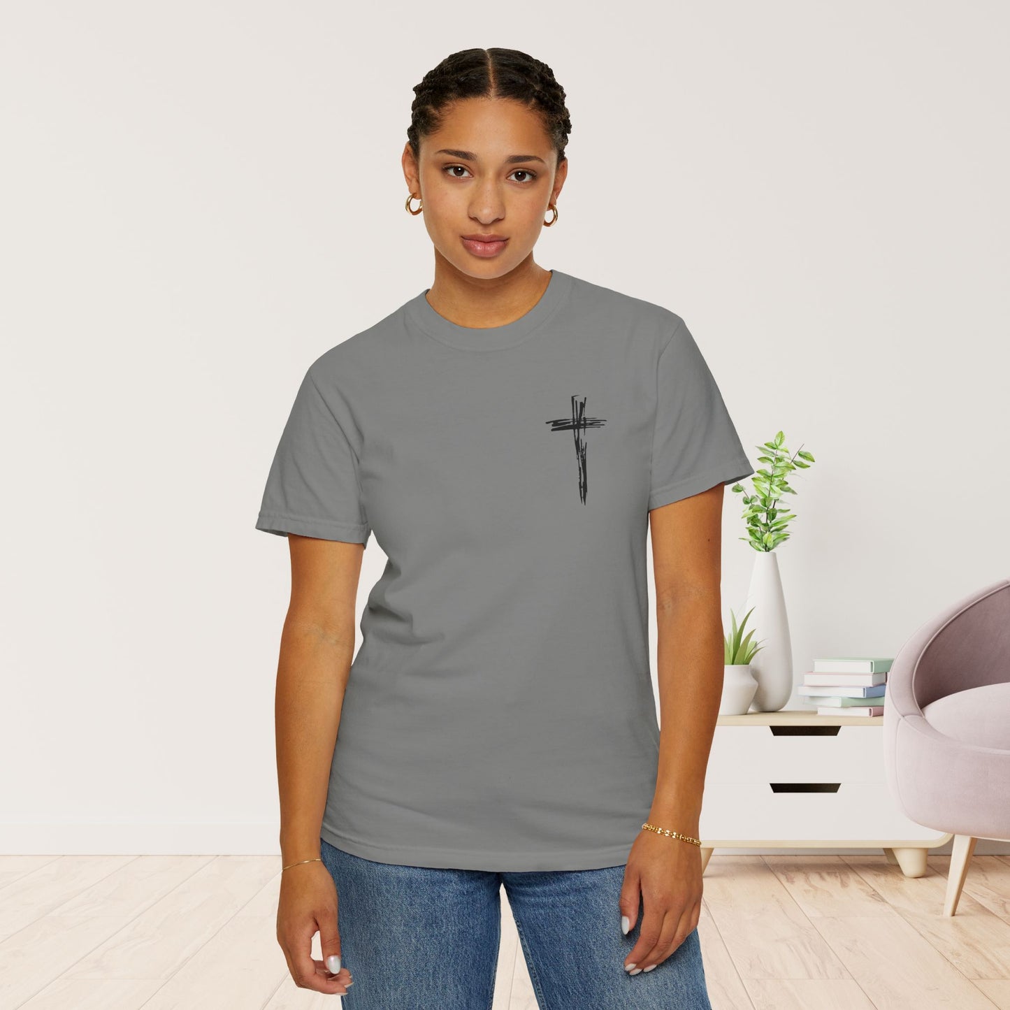 Comfort Colors Jesus is King Christian Tee