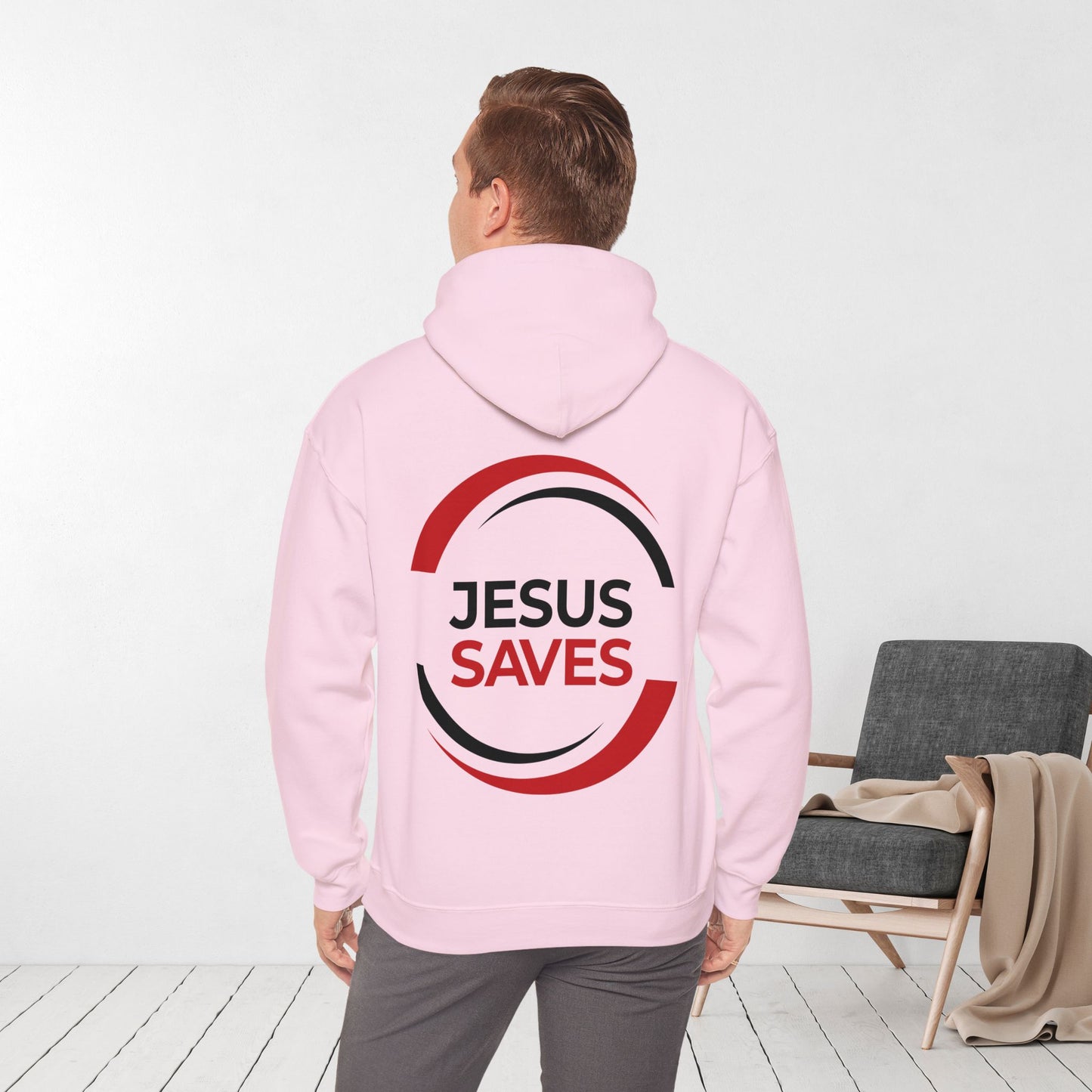 Jesus Saves Hoodie - Acts 4:12 Bible Verse Christian Hoodie