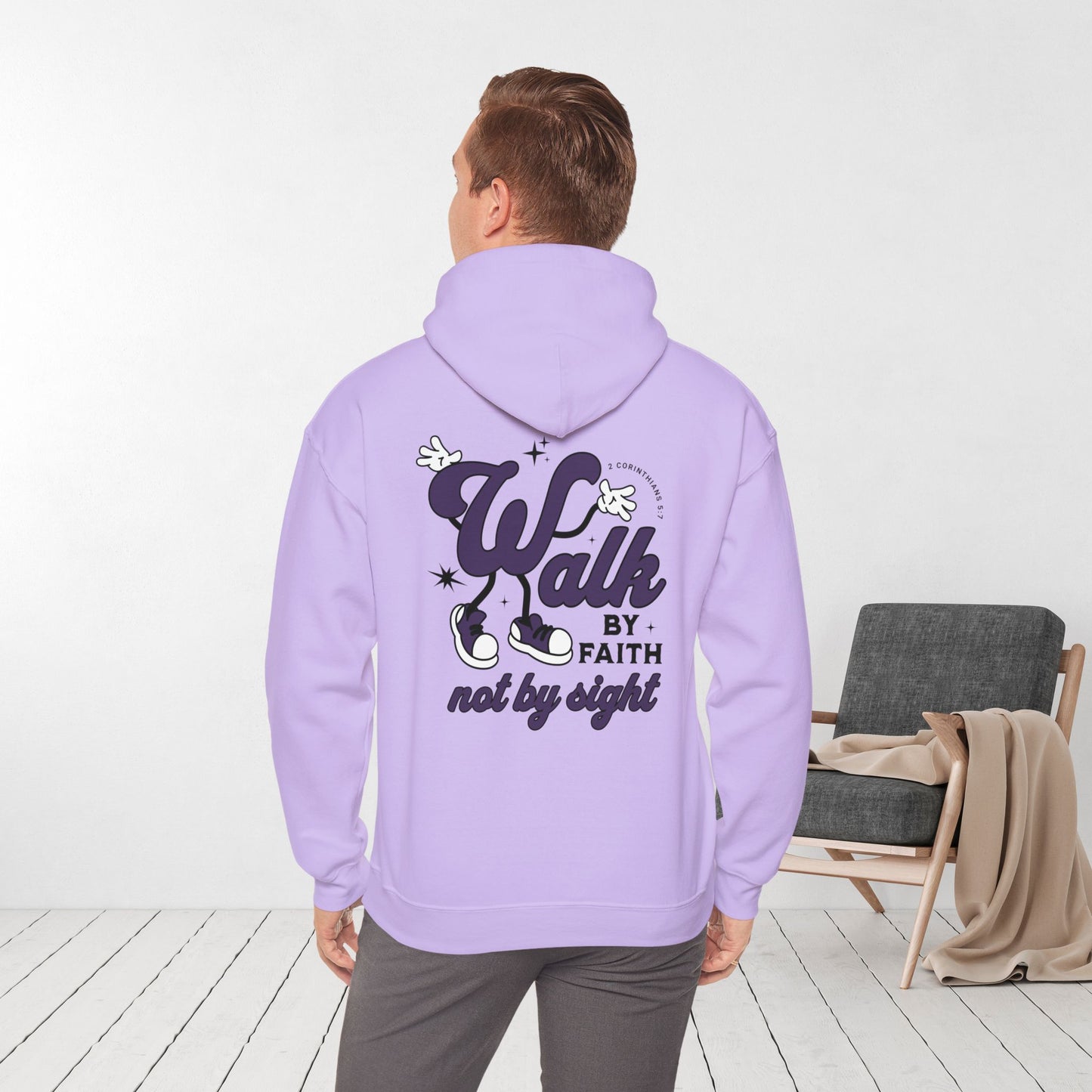 Walk By Faith Not By Sight Hoodie - Christian Hoodie