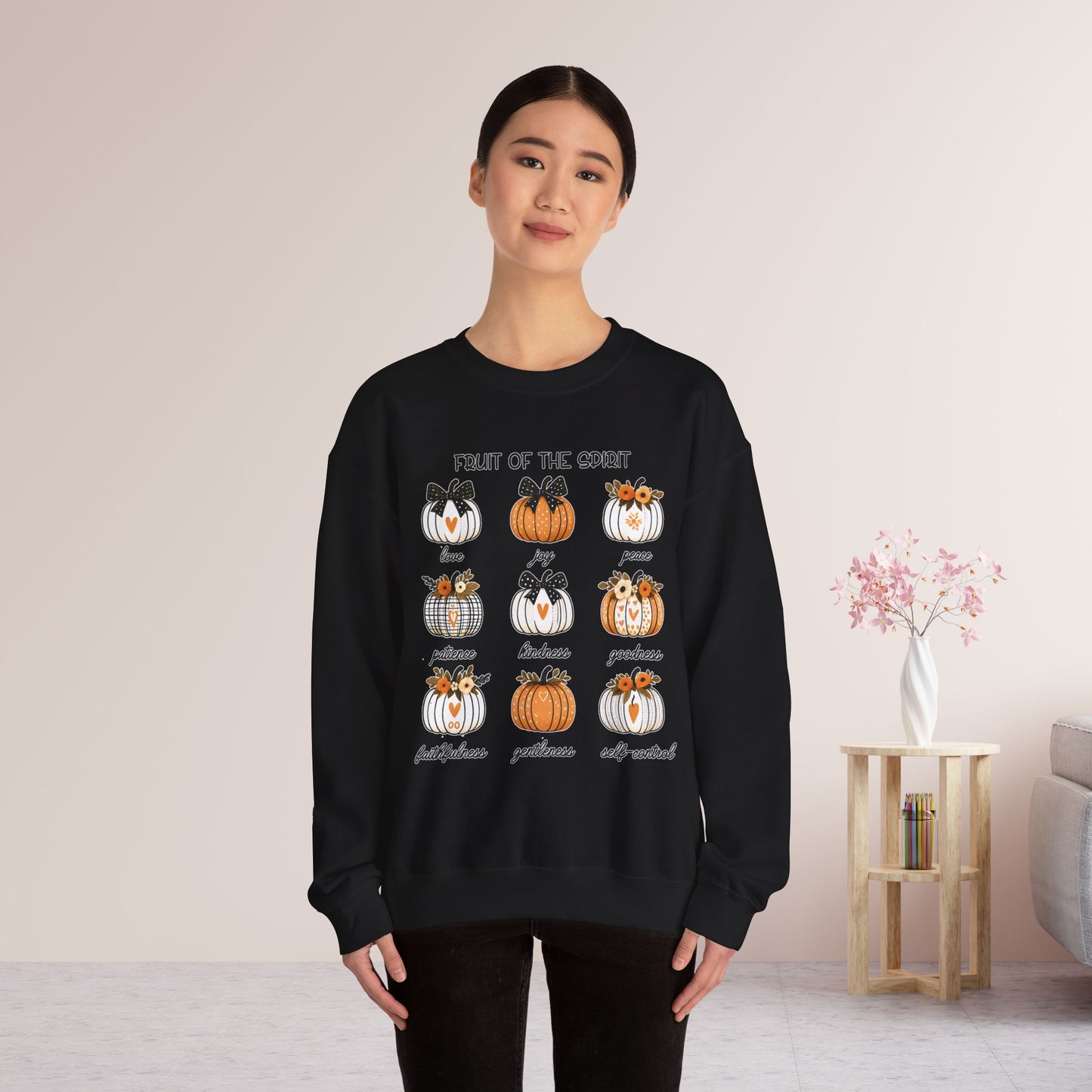 Pumpkin Fruit of The Spirit Christian Sweatshirt - Christian Pullover