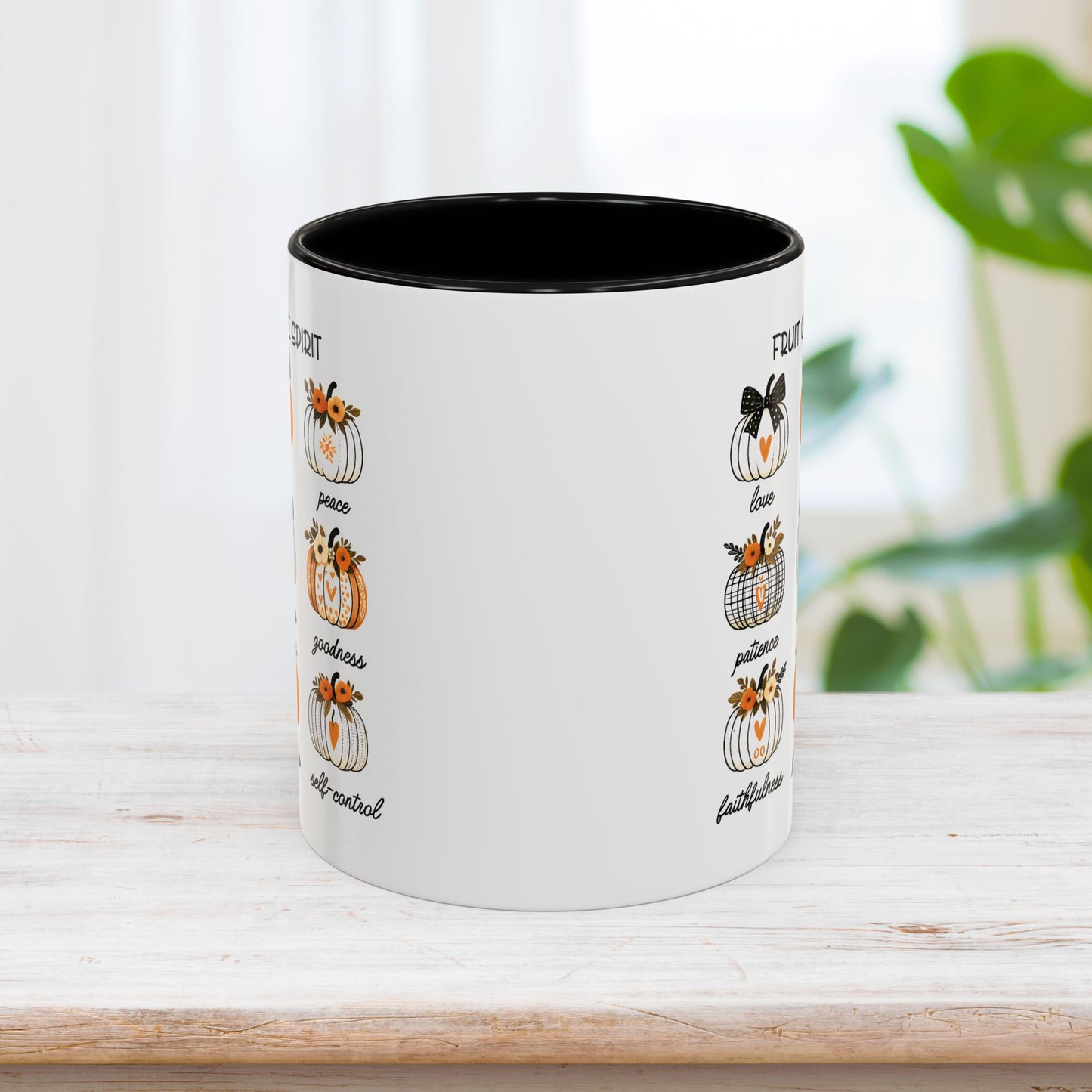 Pumpkin Fruit Of The Spirit Mug - Christian Coffee Mug