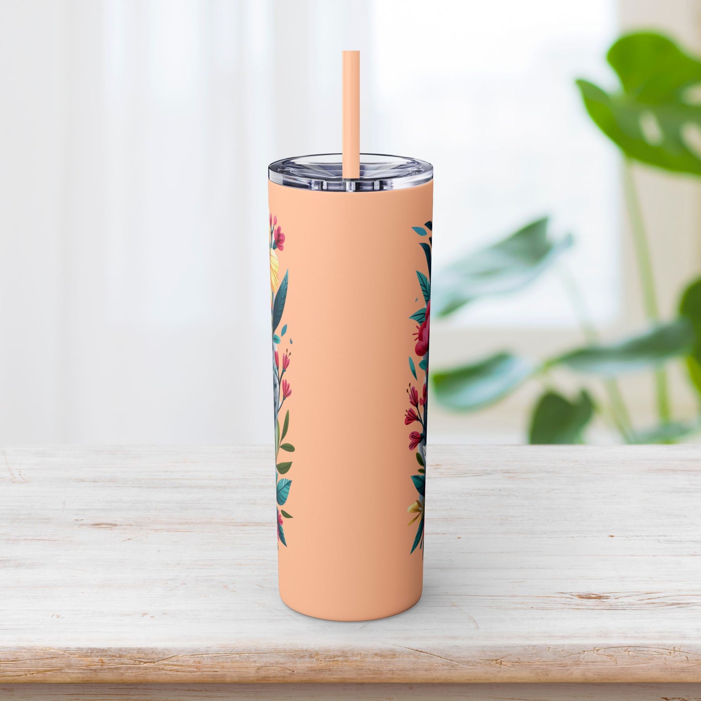 He is Risen Skinny Tumbler with Straw - 20oz