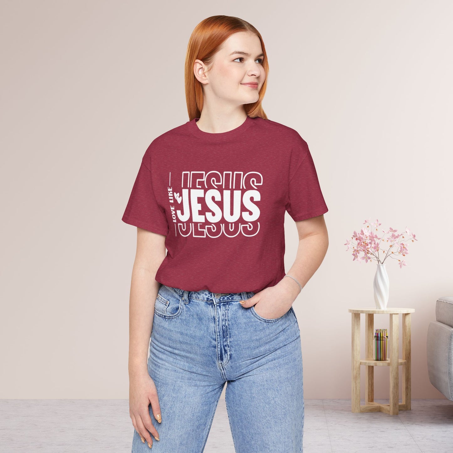 Love Like Jesus Christian Soft Cotton Tee