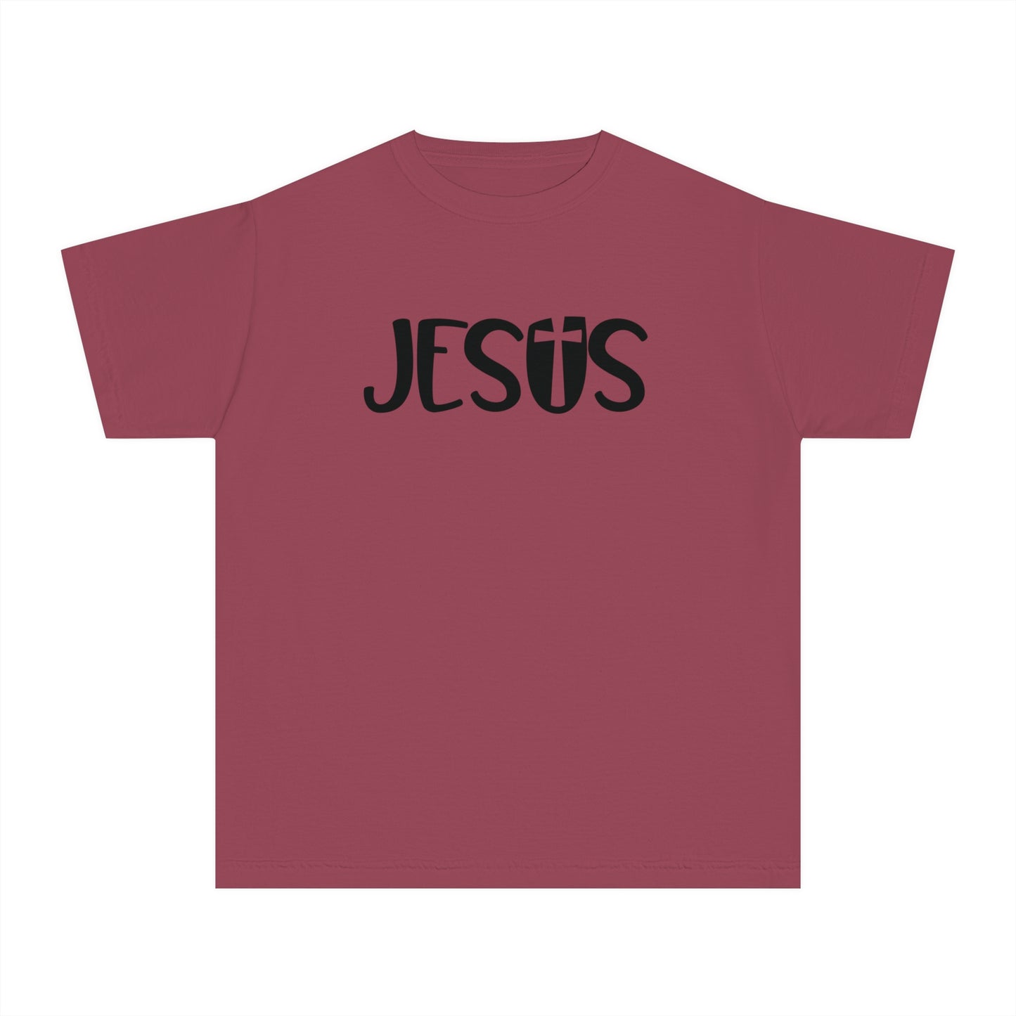 Jesus Comfort Colors Youth Christian T-shirt