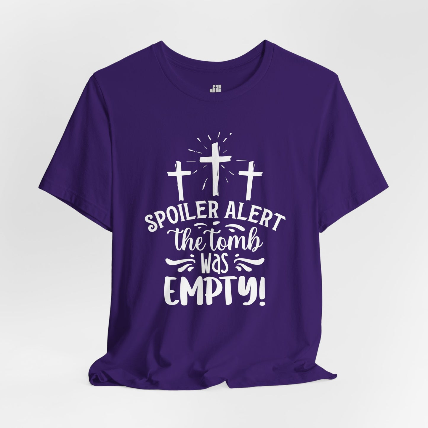 Spoiler Alert The Tomb Was Empty Christian Soft Cotton Tee - Easter Shirt