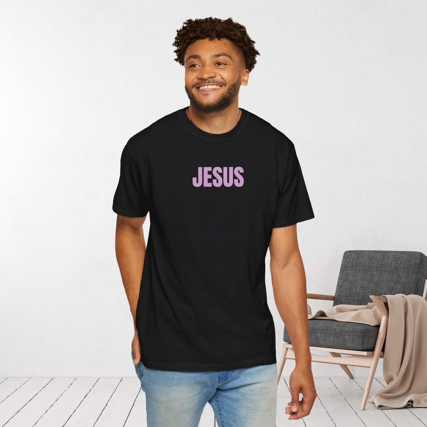 Follow Jesus Comfort Colors Shirt - John 8:12 Tee