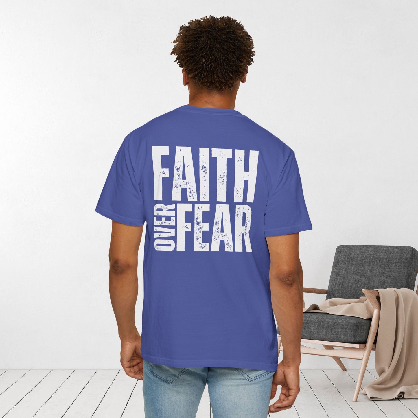 Comfort Colors Faith Over Fear Christian Shirt