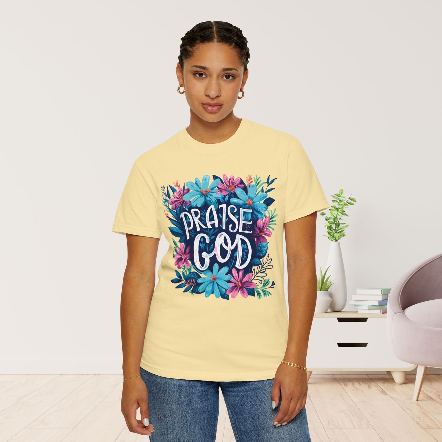 Praise God Women's Comfort Colors Shirt