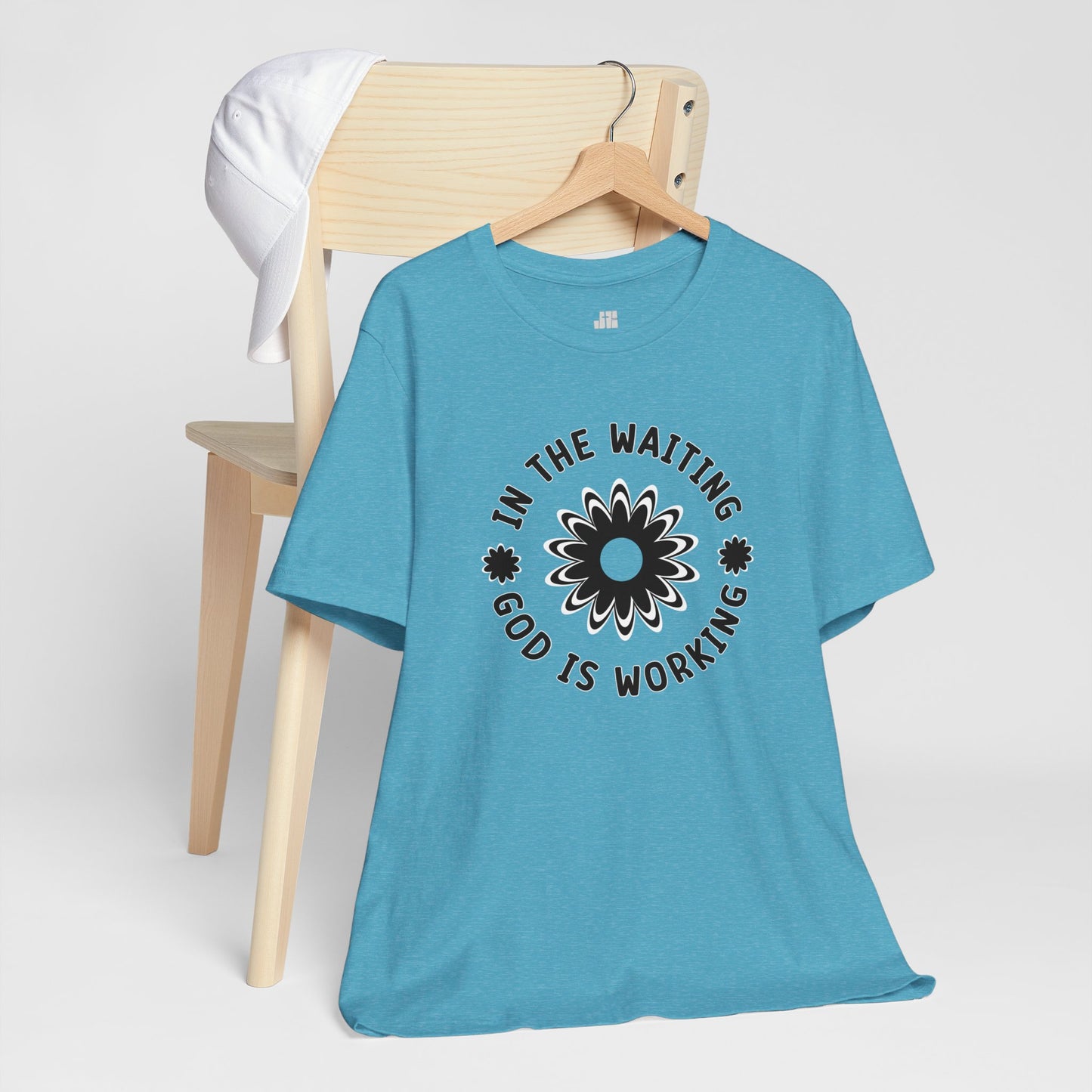 In the Waiting God is Working Soft Cotton Tee - Christian Shirt