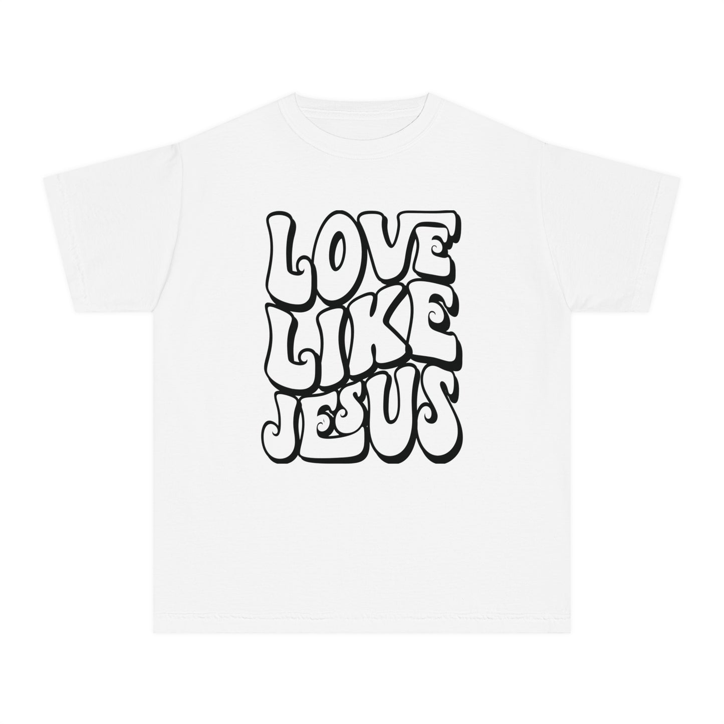 Love Like Jesus Comfort Colors Youth Christian Tee