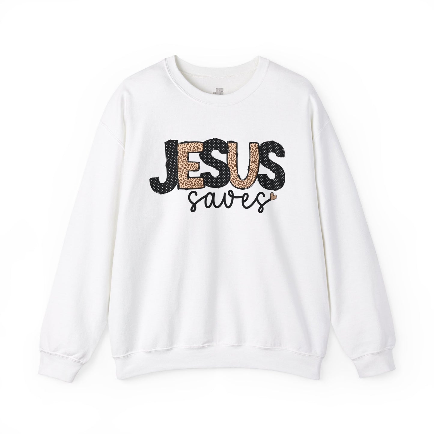 Jesus Saves Sweatshirt - Christian Crewneck Pullover