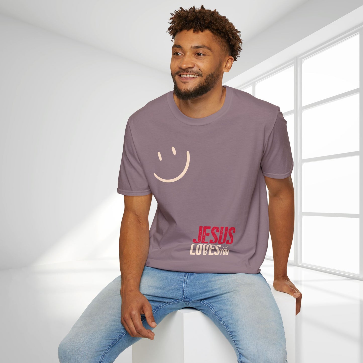 Unisex Jesus Loves You Softstyle T-shirt