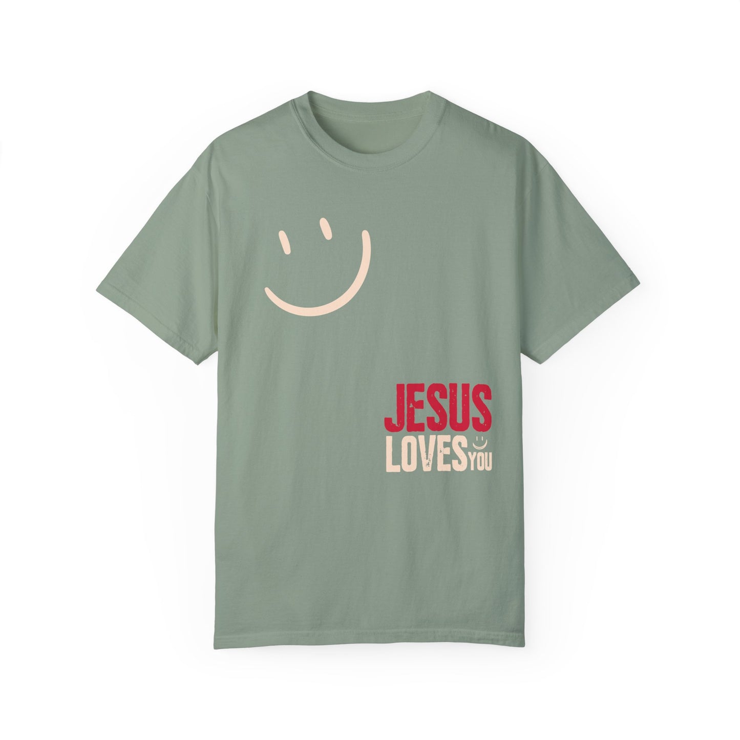 Comfort Colors Jesus Loves You Shirt - Trendy Christian T-shirt