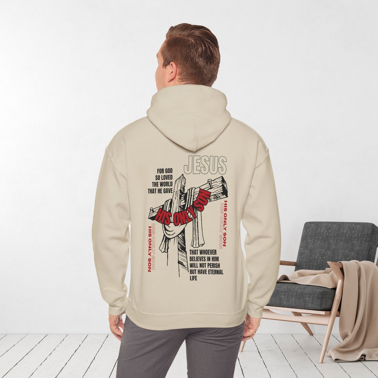 John 3:16 Men's Hoodie