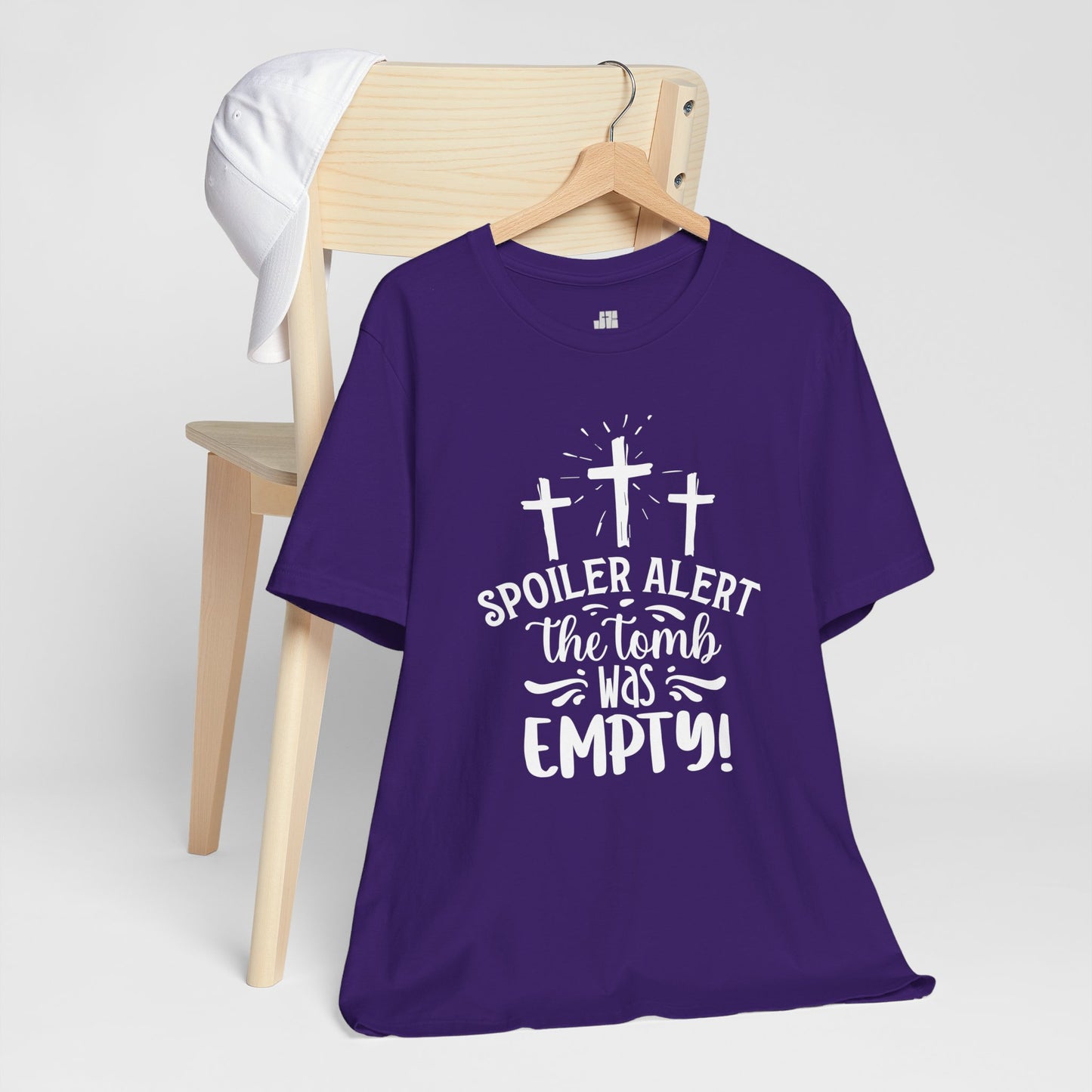 Spoiler Alert The Tomb Was Empty Christian Soft Cotton Tee - Easter Shirt